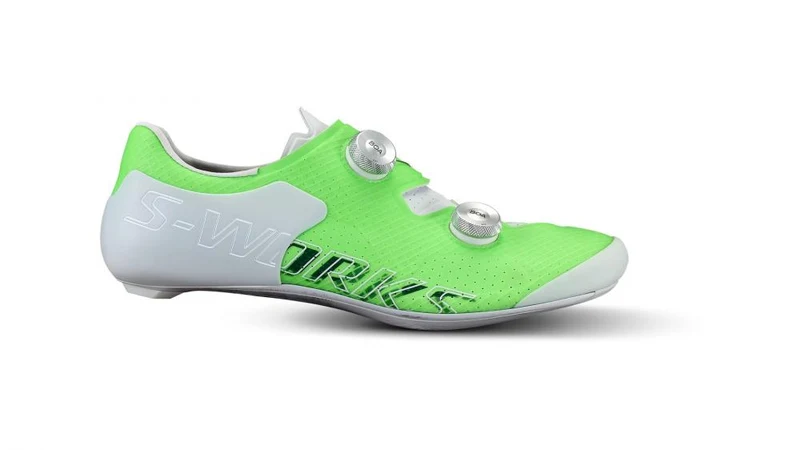 ARES Specialized SW ARES RD Schuh GRNGCK 47 GREEN GECKO - maximaler Halt für Rennradfahrer