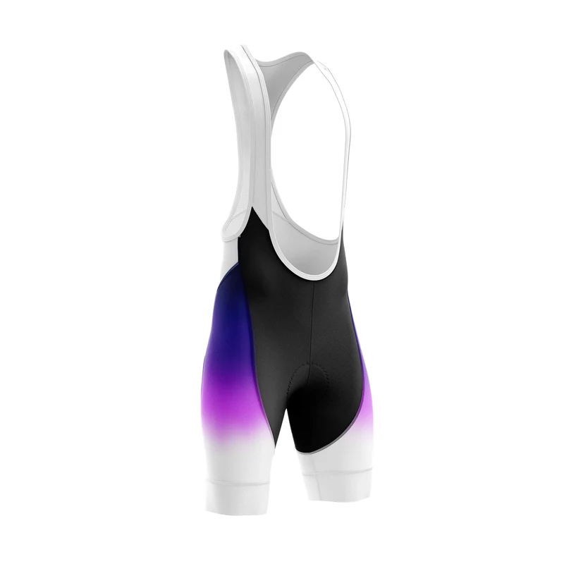 Purple Gradient Cycling Bib Shorts
