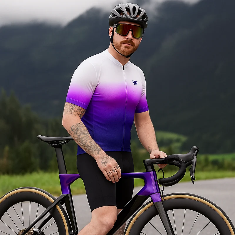Purple Gradient Cycling Kit