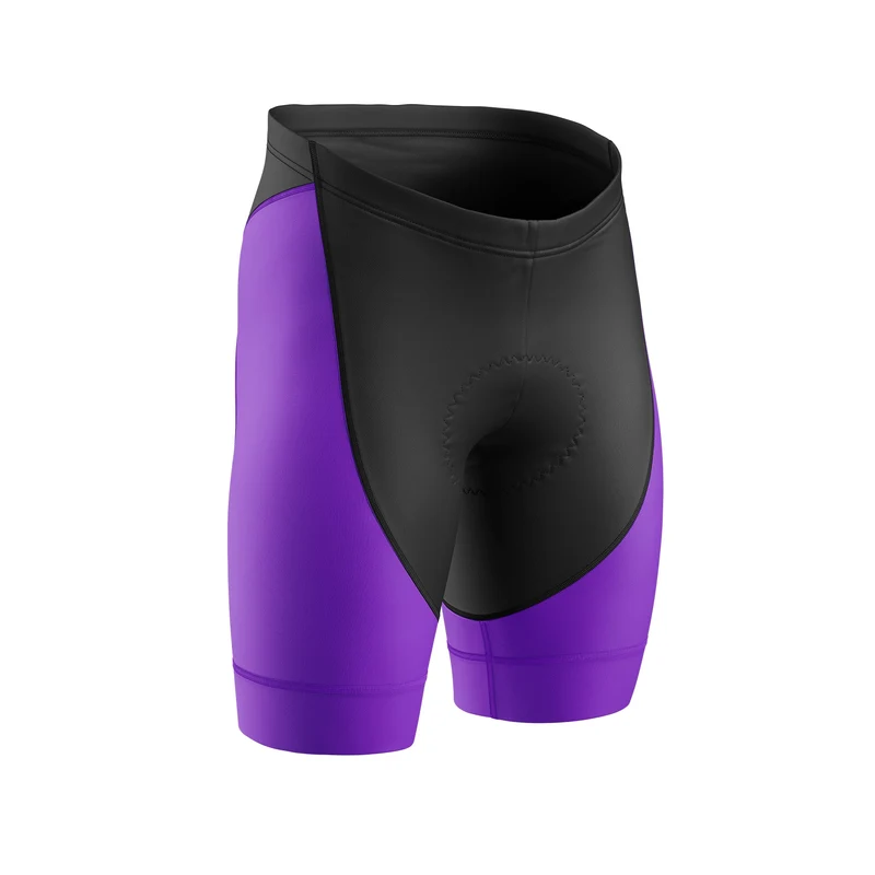 Purple Gel Padded Cycling Shorts