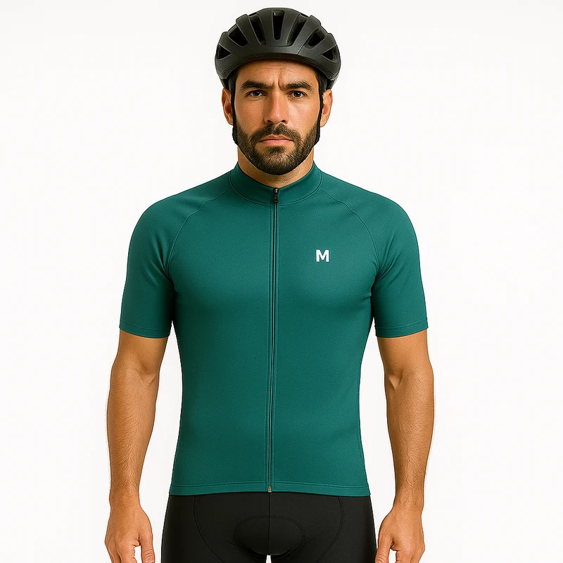 Men's Green Cycling Jersey