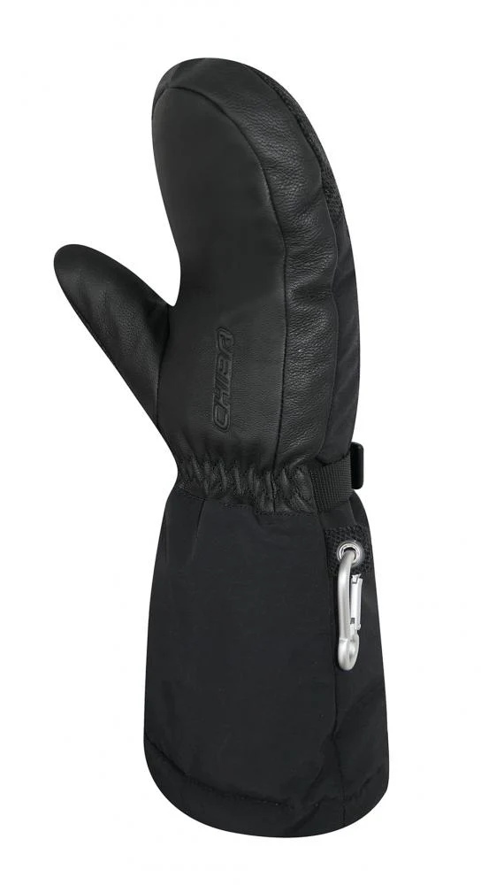 CHIBA Thermo Mitten - wasserdichte wintertaugliche Radhandschuhe, Größe 8, schwarz