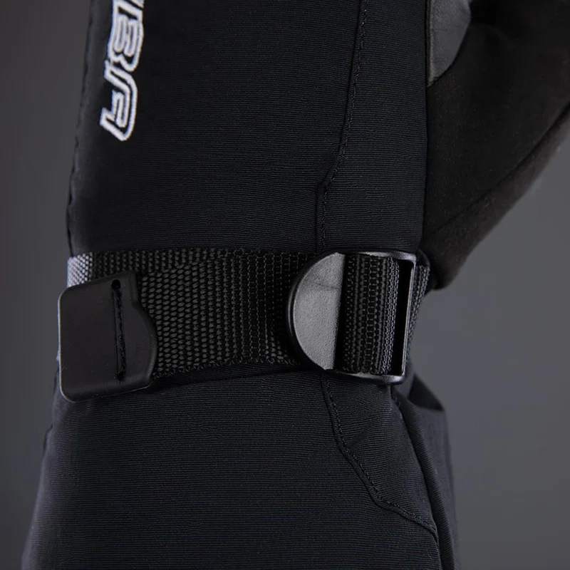 CHIBA Thermo Mitten - wasserdichte wintertaugliche Radhandschuhe, Größe 8, schwarz