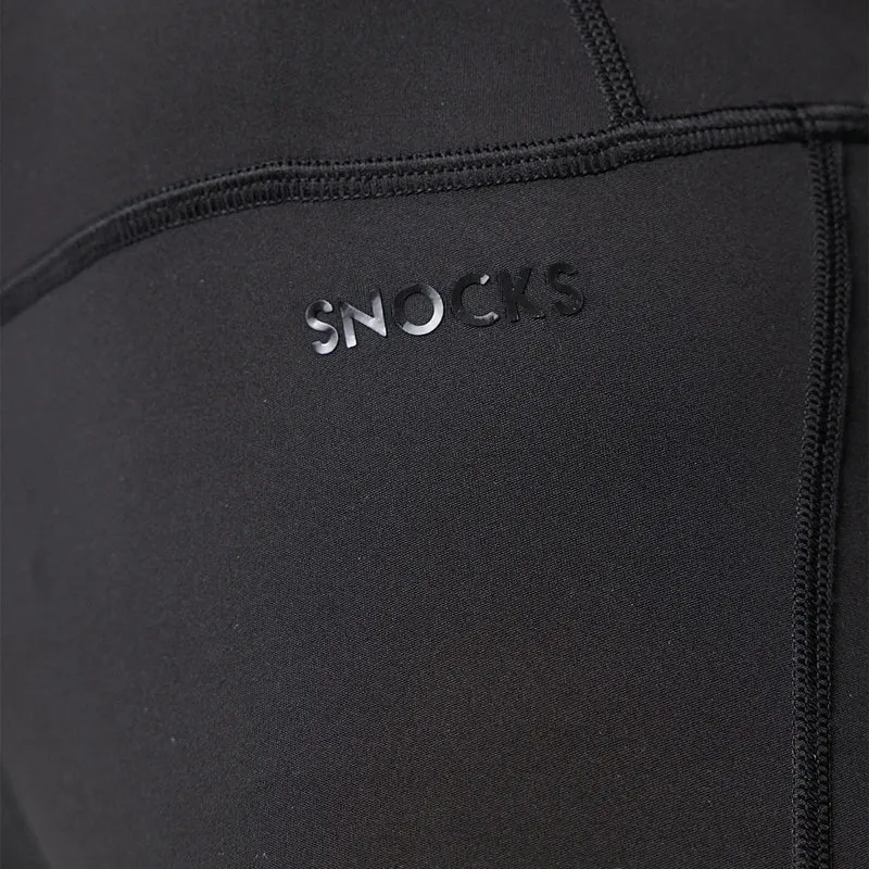 High Waist Leggings Mesh | Schwarz