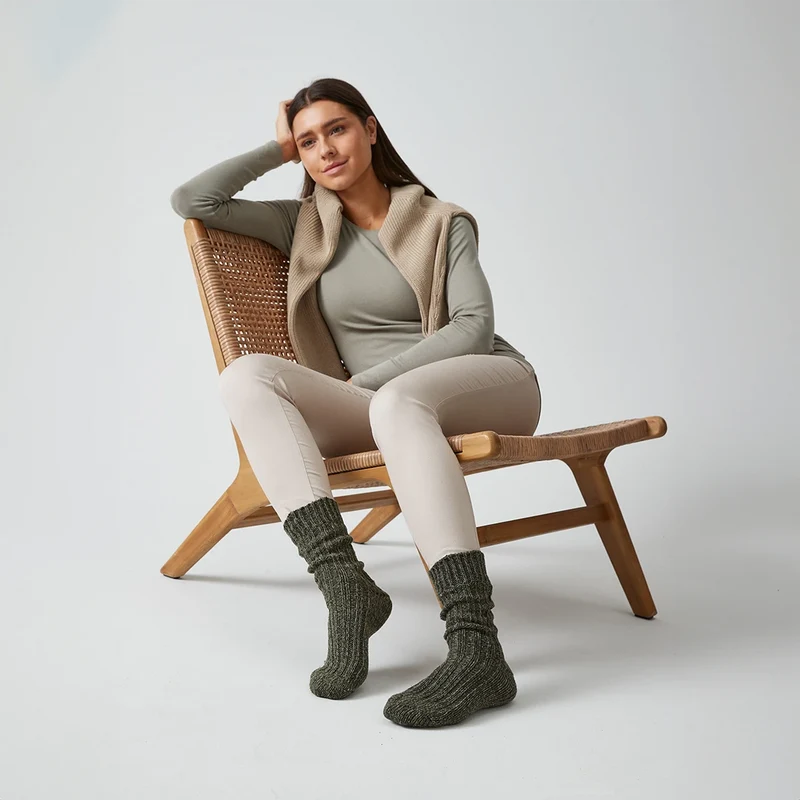 Norweger Socken | Mix (Offwhite/Braun)