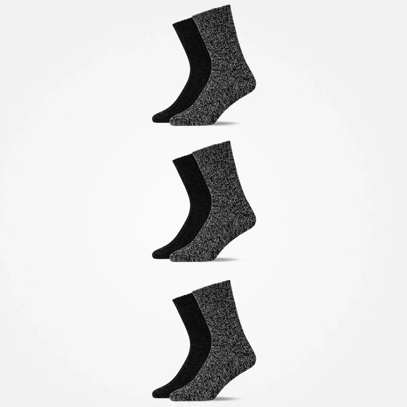 Norweger Socken | Mix (Grau/Schwarz)