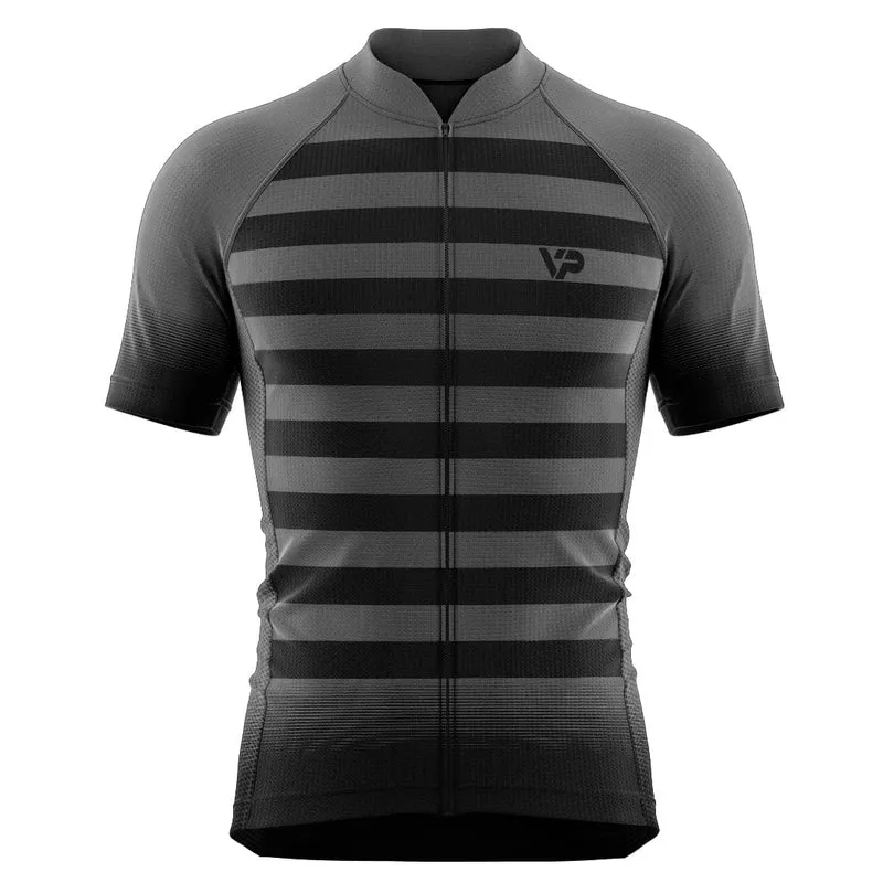 Grey Stripes Cycling Jersey