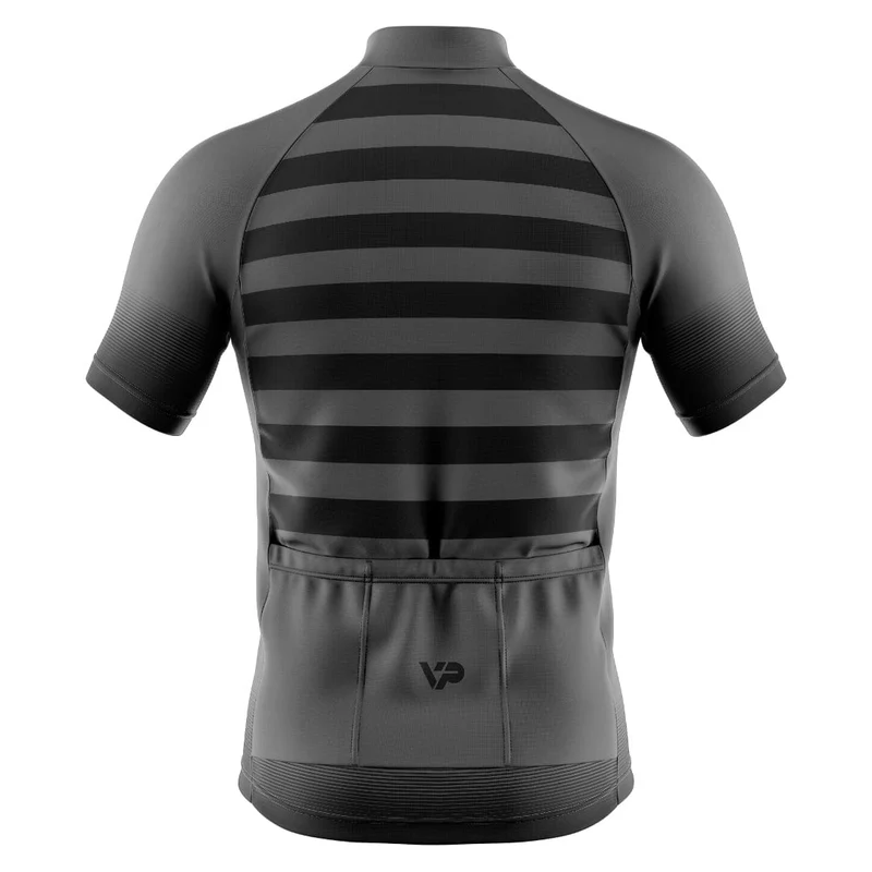 Grey Stripes Cycling Jersey