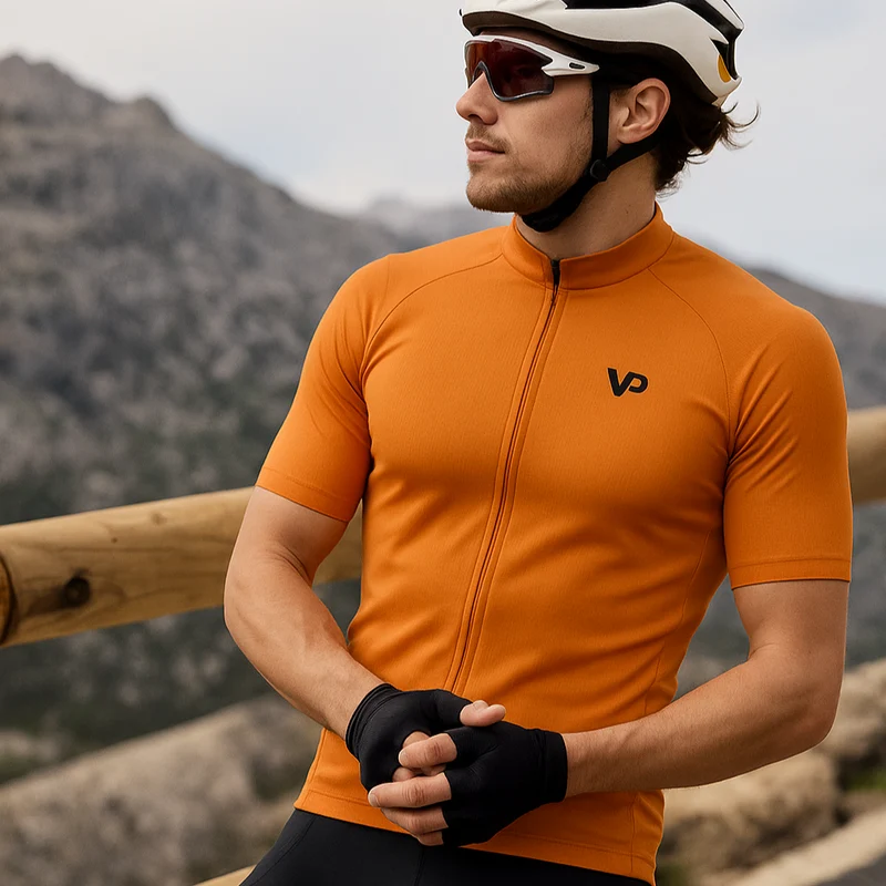 Orange Cycling Jersey