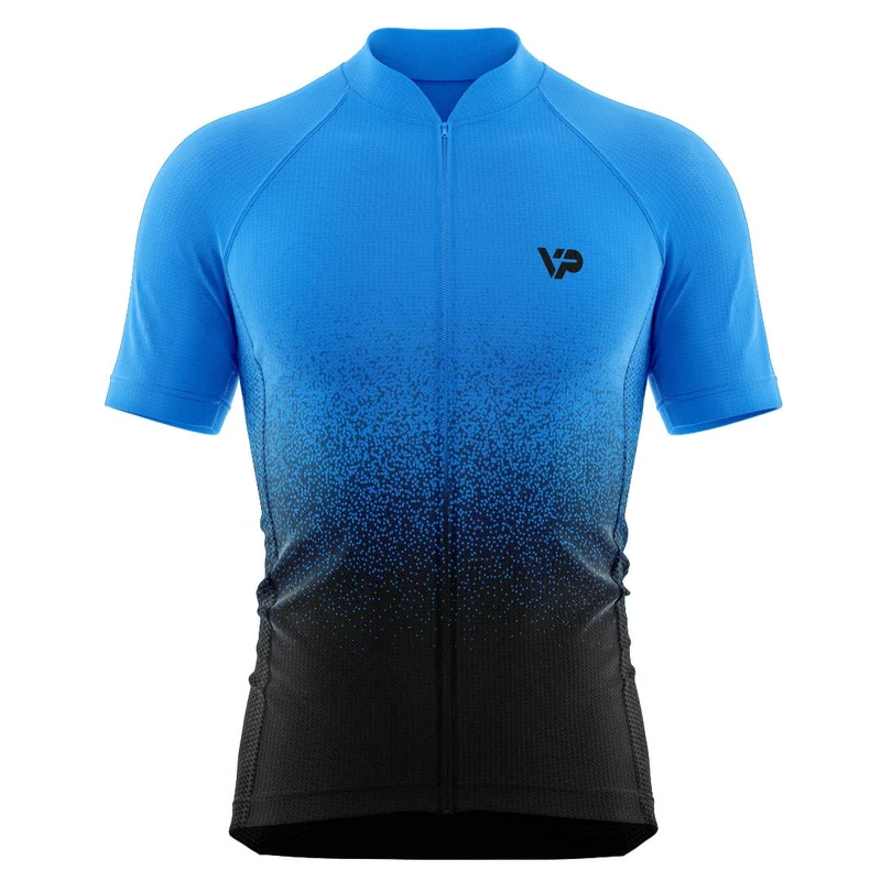 Blue Gradient Cycling Jersey