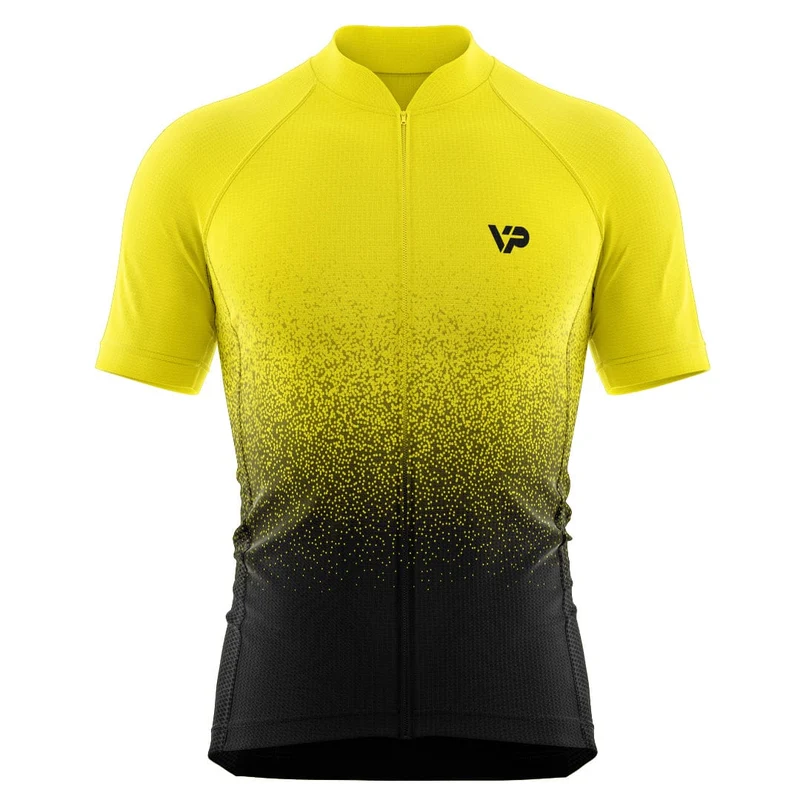 Yellow Gradient Cycling Jersey