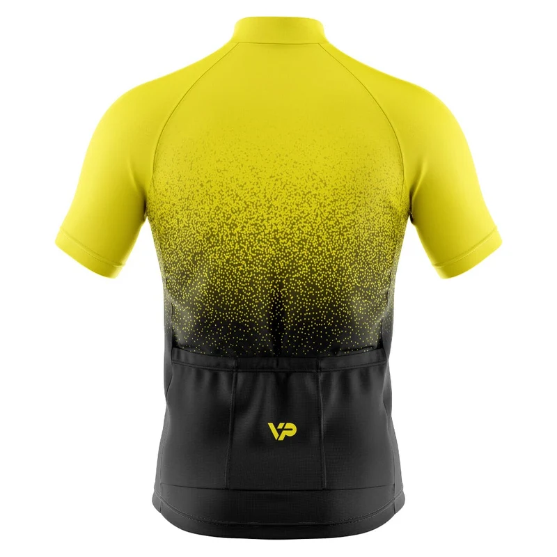 Yellow Gradient Cycling Jersey