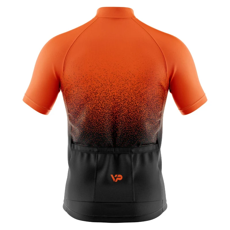 Orange Gradient Cycling Jersey