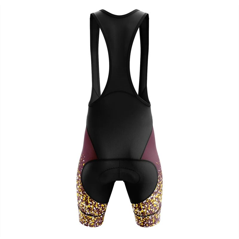 Burgundy Dots Cycling Kit