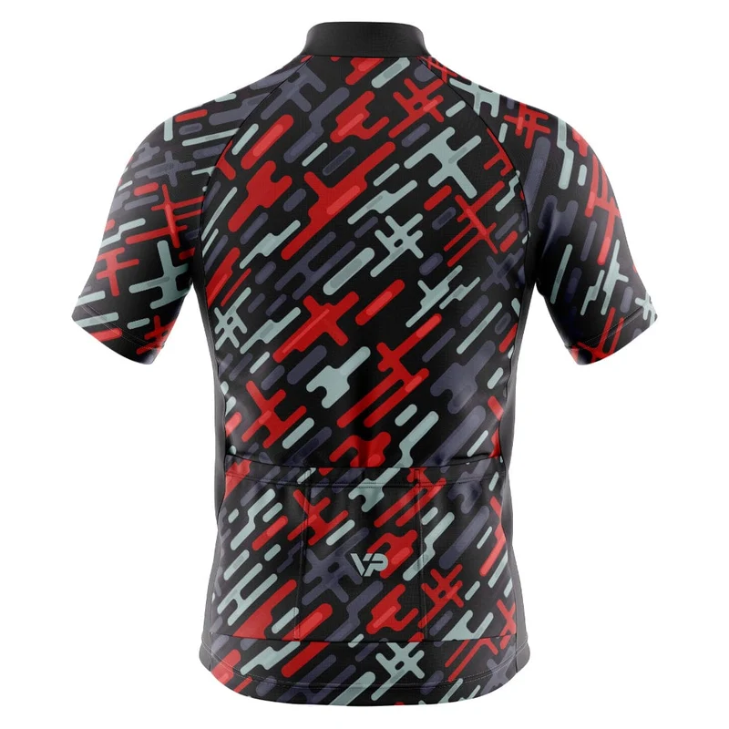 Red Pattern Cycling Kit