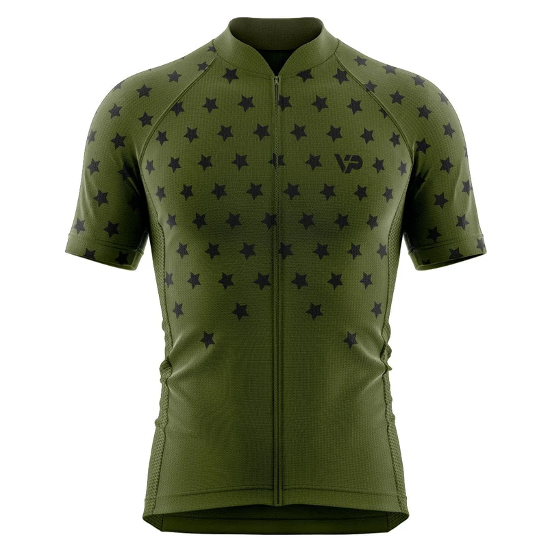 Stars Cycling Jersey VP16 - Khaki