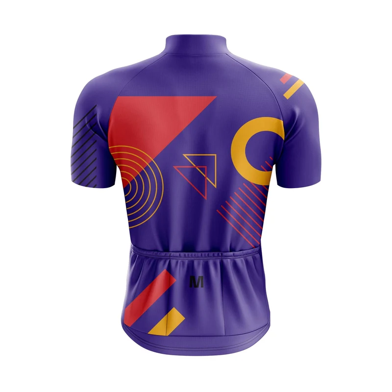 Men's Purple Tempo Cycling Jersey