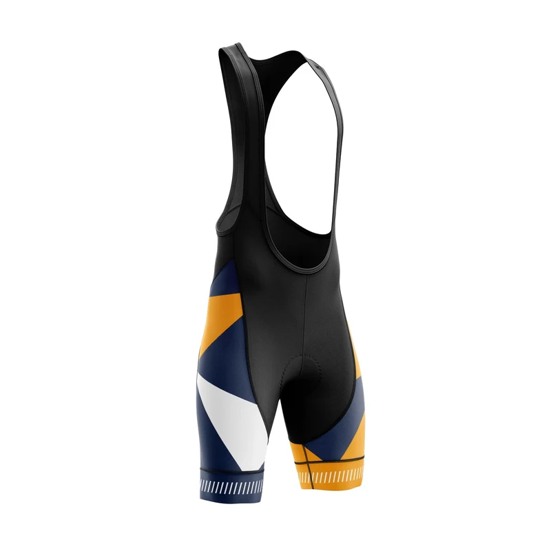 Yellow Side Cycling Bib Shorts