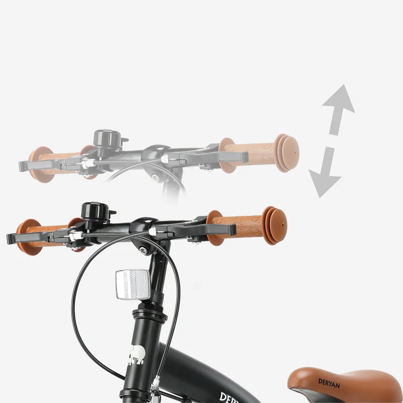 Luxus Kinderfahrrad 14 Zoll - 3 in 1 - Laufrad Schwarz