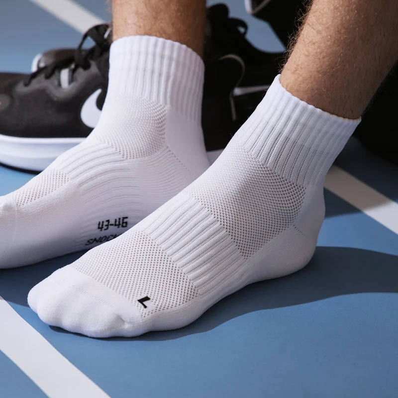 Mittelhohe Laufsocken | Weiß