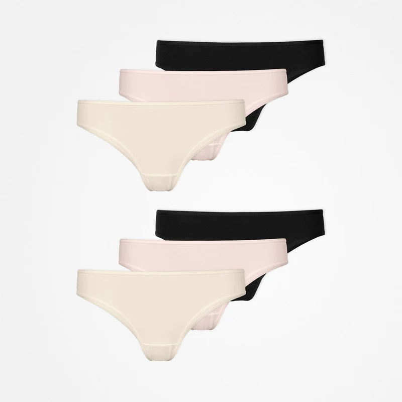 Brazilian Slips | Mix (Hellbeige/Rose/Schwarz)