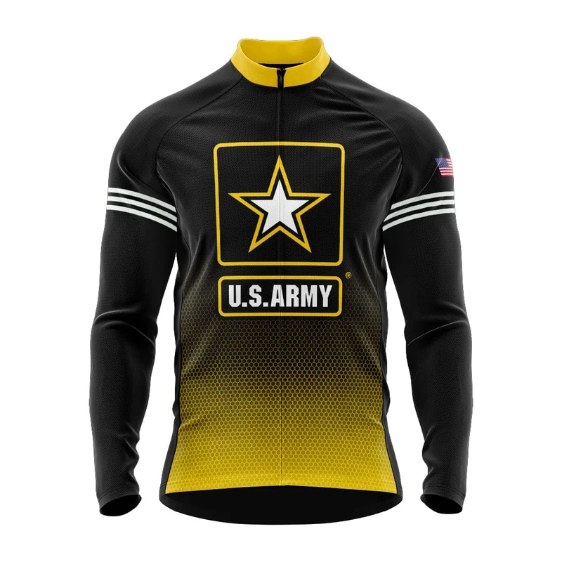 USA Army Long Sleeve Cycling Jersey