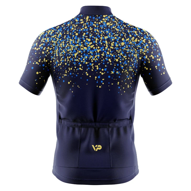 Dots Cycling Jersey - Blue