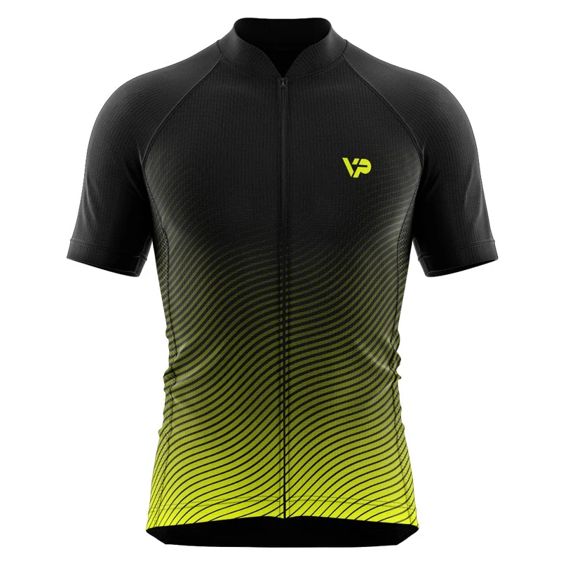 Wave Cycling Jersey - Yellow