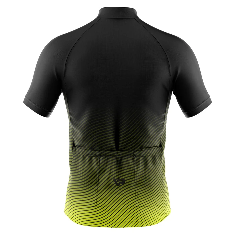 Wave Cycling Jersey - Yellow