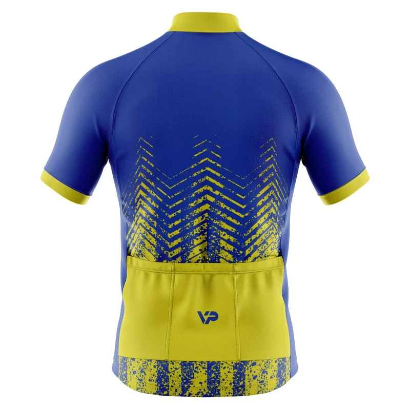 Blue Yellow Cycling Kit