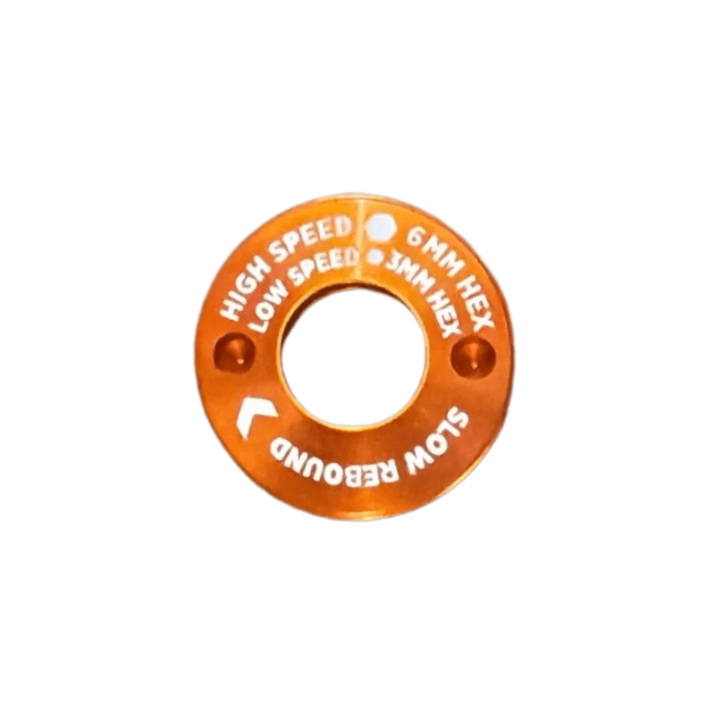 FOX DHX2 / Float X2 Reservoir Cap | Orange