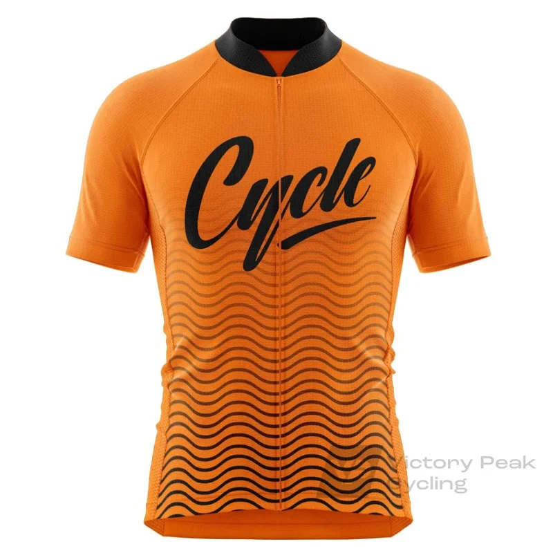 Orange Cycling Jersey VP12