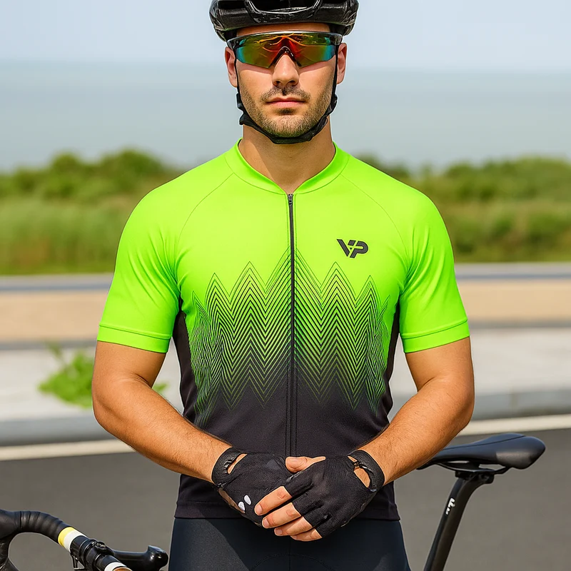 Green Cycling Jersey VP11