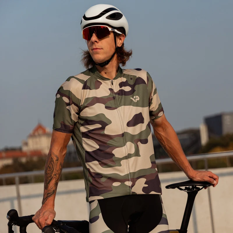Camouflage Cycling Jersey