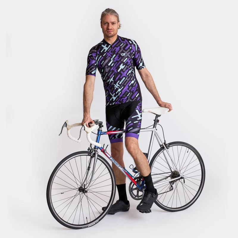 Purple Pattern Cycling Kit