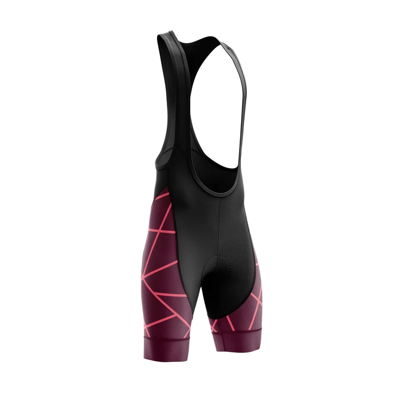 Burgundy Cycling Bib Shorts VP6