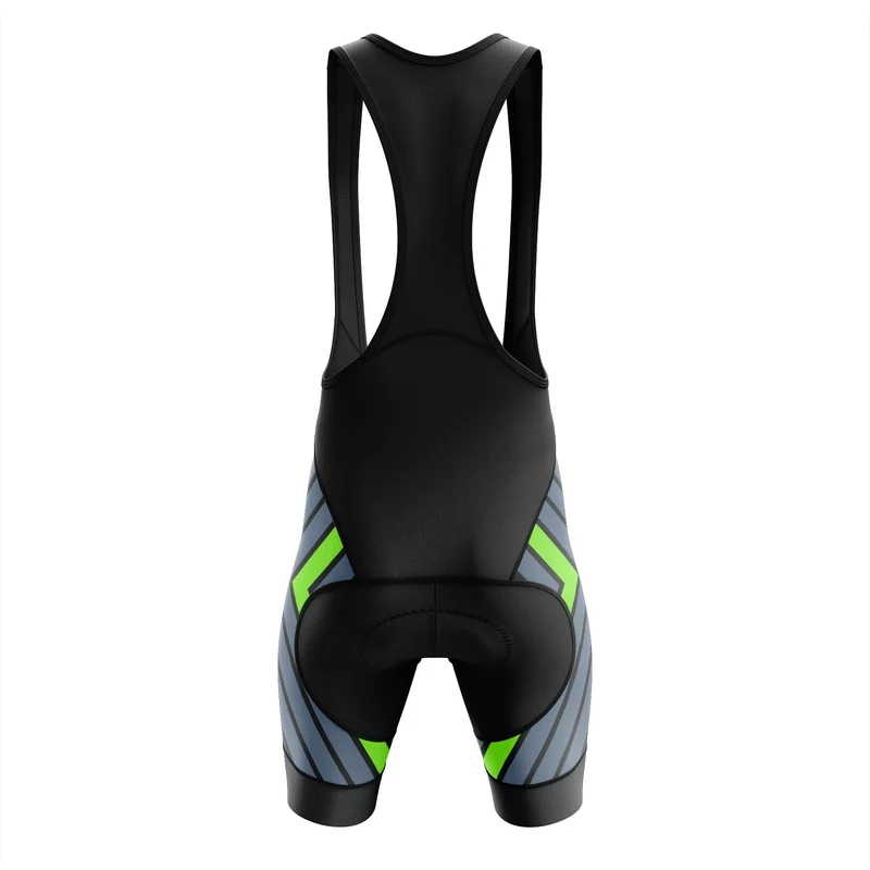 Green Grey Cycling Bib Shorts VP5