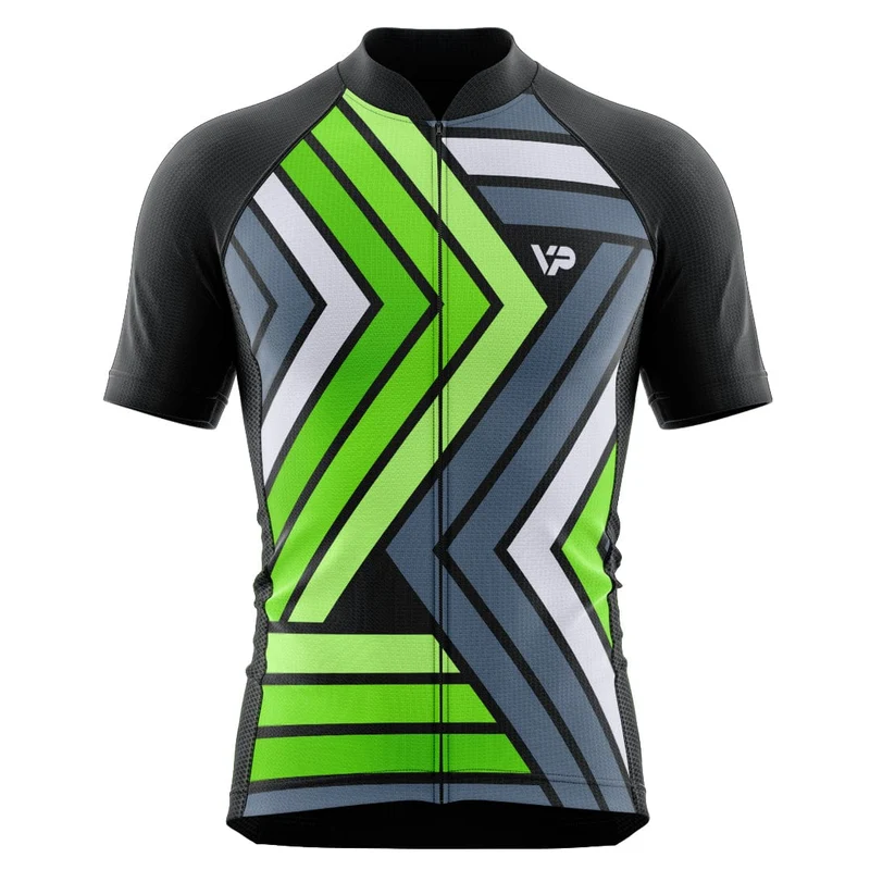 Green Grey Cycling Jersey VP5
