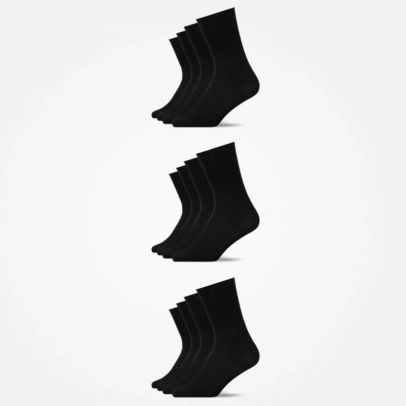 Klassische Damen Socken | Schwarz