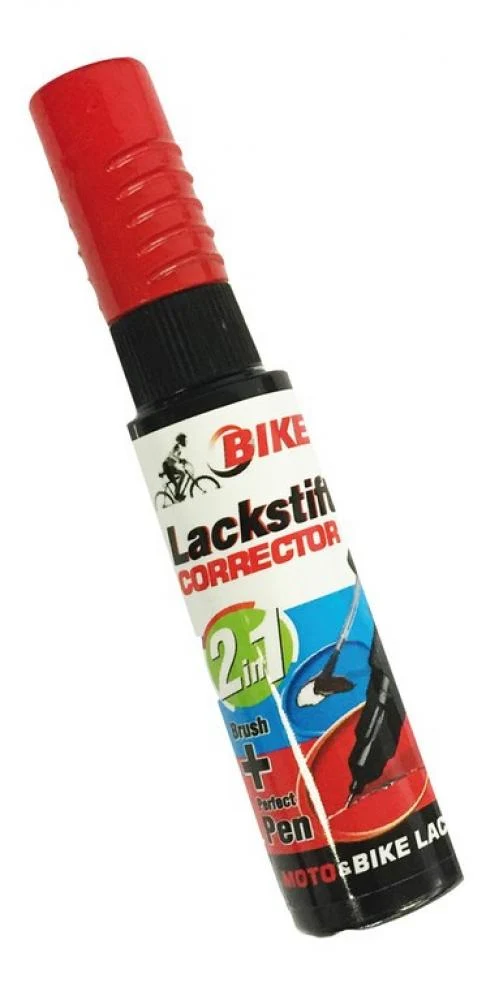 Bikefit Lackreparatur-Stift 2 in 1 12ml, schwarz/glanz