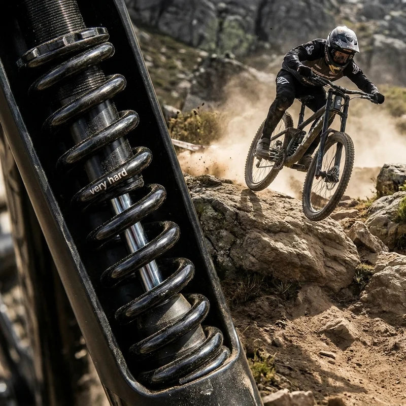 RockShox Feder 10 BOXXER COIL sehr hart schwarz 11.4015.380.040