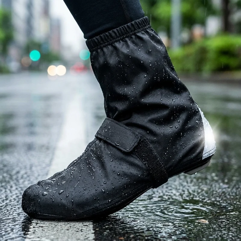 HOCK Überschuh "gamAs" knöchellang, Größe M (39-41,5), schwarz, 100% Nylon, verstellbare Klettverschlüsse, verstellbare Sohlenweite