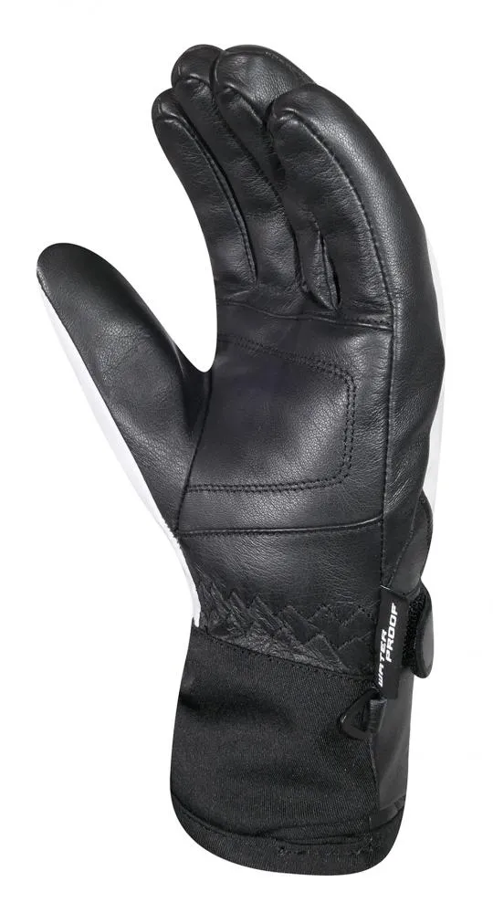 CHIBA Lady Diamond - wasserdichte Damen-Radhandschuhe, Größe 7, weiß
