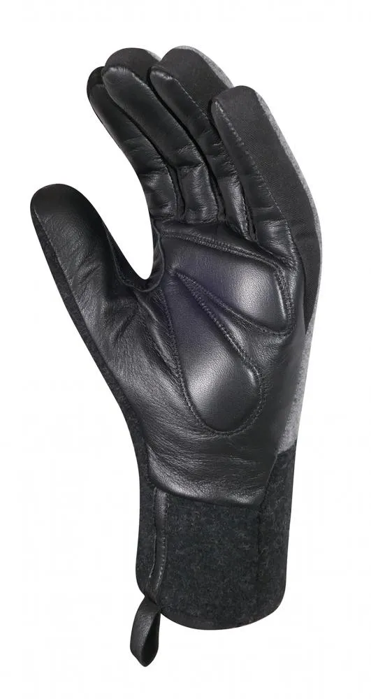 CHIBA All Natural Glove Warm - wasserdichte Merino-Leder Winterradhandschuhe 3XL dunkelgrau