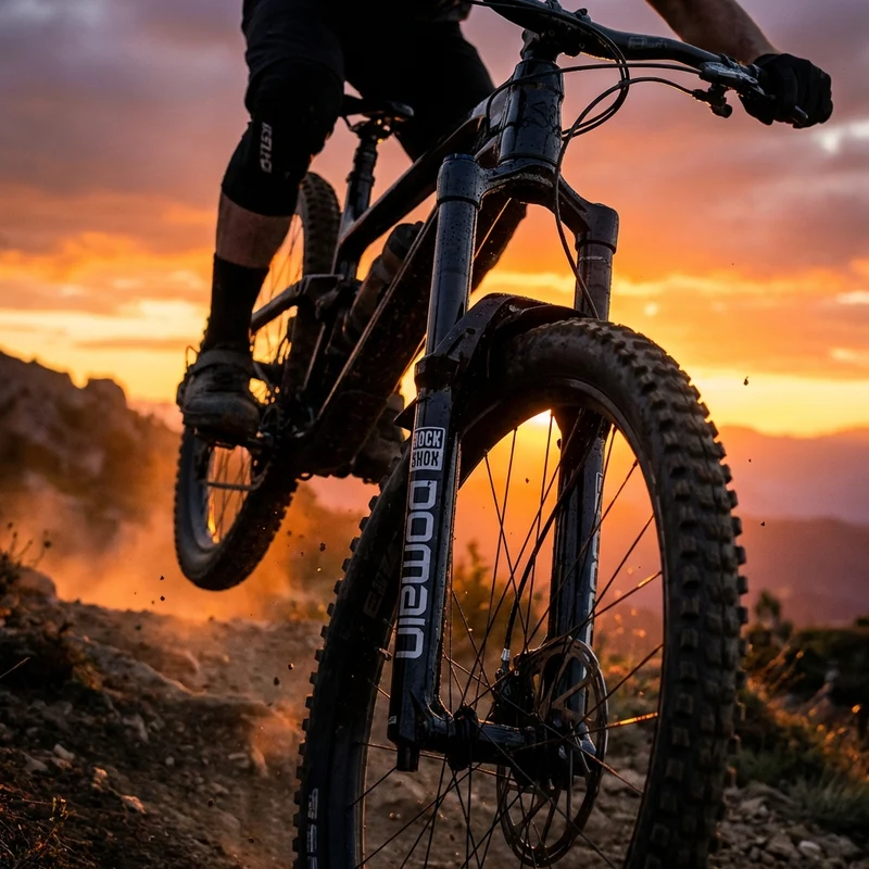 RockShox LowerLeg 27\"15x110Boost DomainB1+ 11.4018.091.058,GlossBlack,38mm,2022+