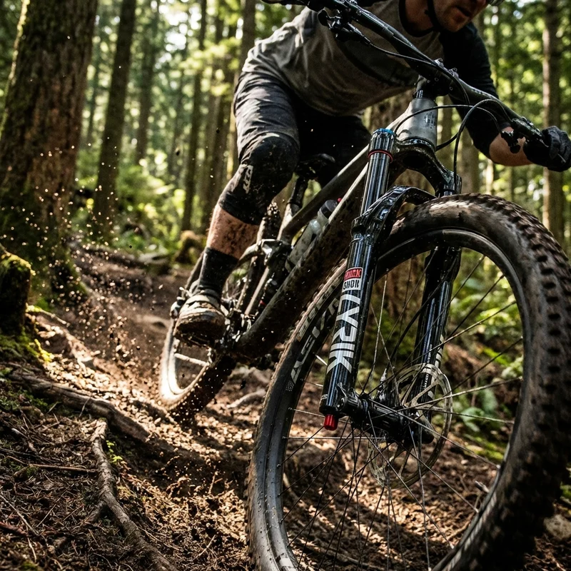 RockShox Gabel-Strh+BrückCSU Lyrik/Yari RS Ultim. DebAir 27.5/.29,42 Offset,alu,GlossBlack