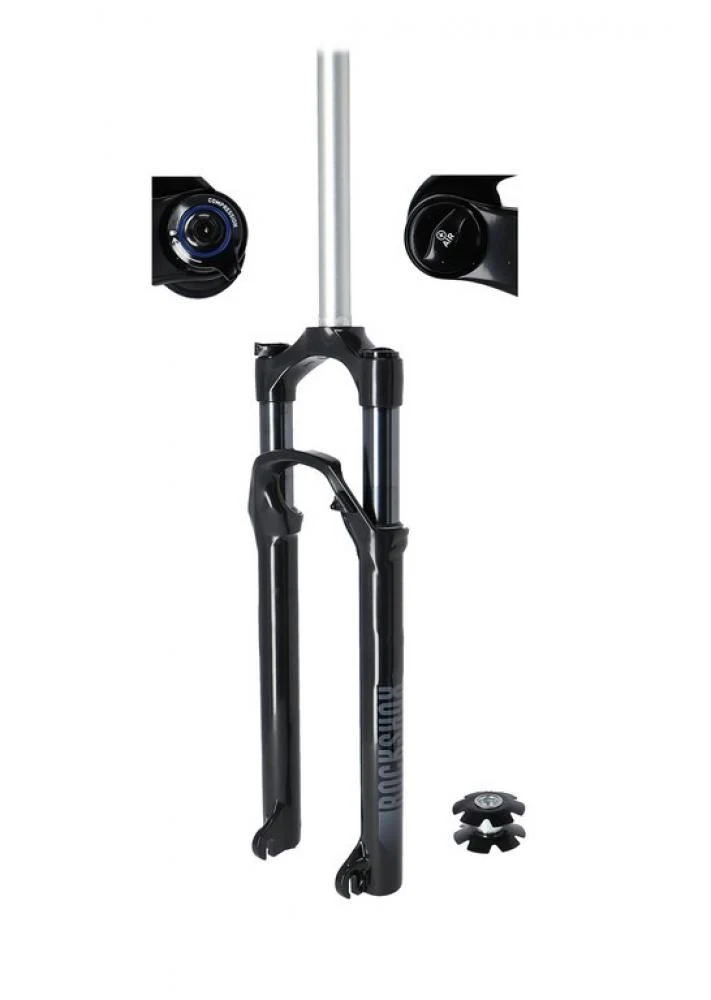 Federgabel RockShox Recon Silver RL 120mm Disc 27.5 Zoll 1 1/8 schwarz 9mm Schnellspanner Crown Steckachse 42 Offset D1
