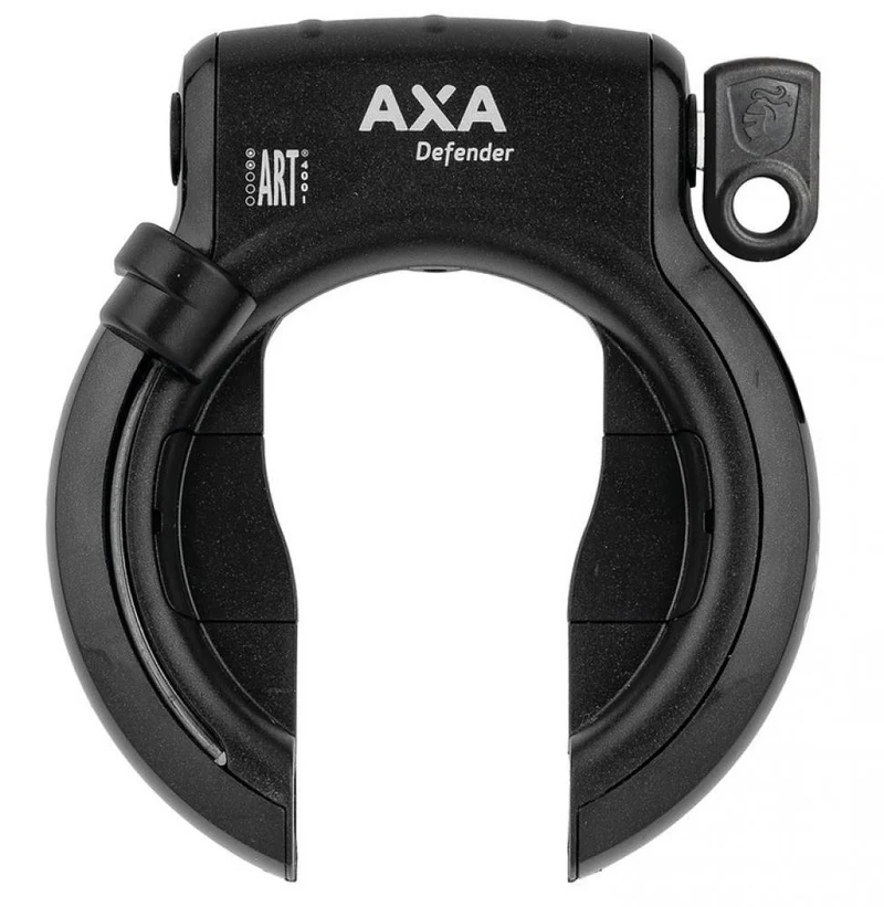 Rahmenschloss Axa Defender schwarz Schutzblech-Version