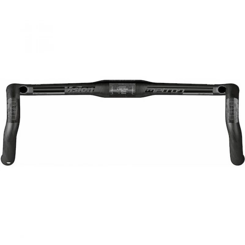 Vision Lenker Metron Aero 31,8 x 380 mm Schwarz - aerodynamischer Carbon-Rennradlenker