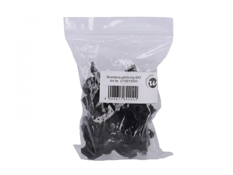 Westphal Bowdenzugführung 842/02 schwarz 2-fach Tretlager POM made in Germany - 25 Stück im Polybeutel